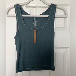 SKIMS NWT Cotton Rib Tank in Kyanite L